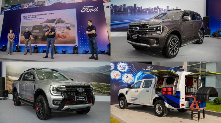 Ford Everest Platinum và Ford Ranger Stormtrak có giá bán chính thức